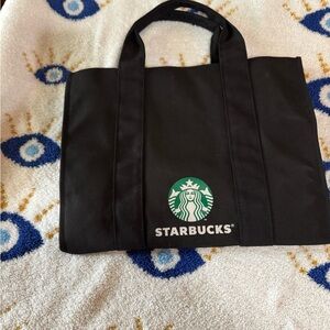Starbucks Classic Black Canvas Bag